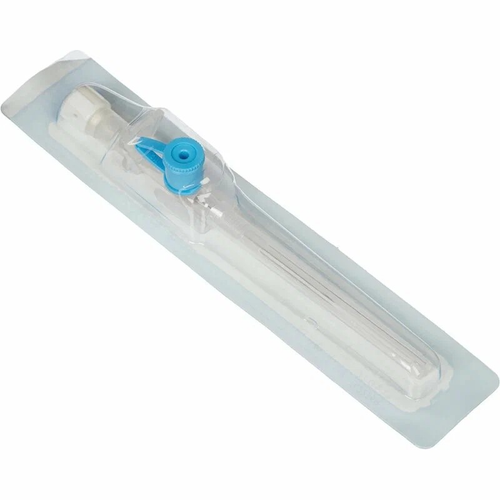 Катетер внутривенный с портом, стерильный 22G синий