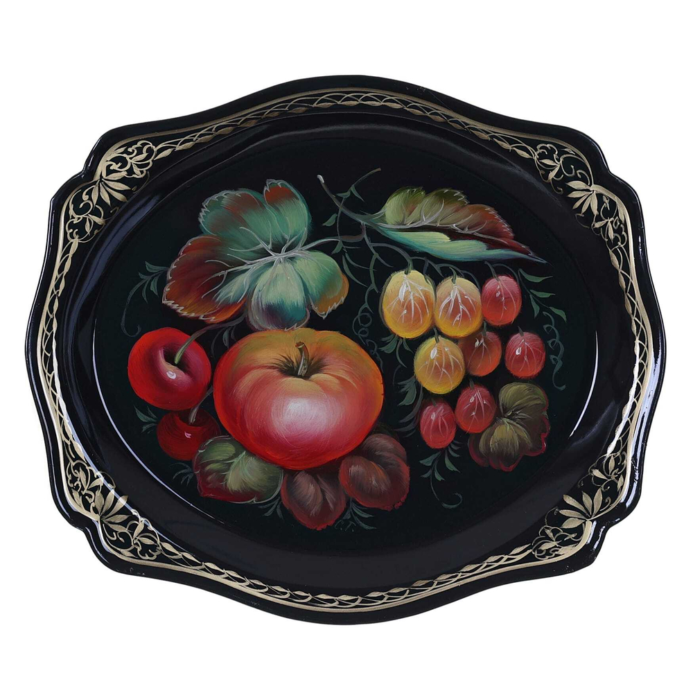 Zhostovo metal tray A3D171224106