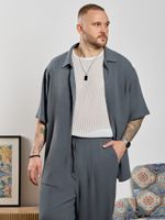 Рубашка мужская Линкольн-1 Виотекс ГРАФИТОВЫЙ