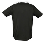 Футболка SPORTY, мужская, полиэстер 140. (Чёрный, ХXXL)