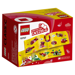 LEGO Classic: Красный набор для творчества 10707 — Red Creativity Box — Лего Классик