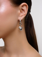 Серьги "Pearl Sink Turtle" Silver