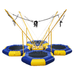 Батут-банджи «Полёт», 4-местный, 5×5×5 м
