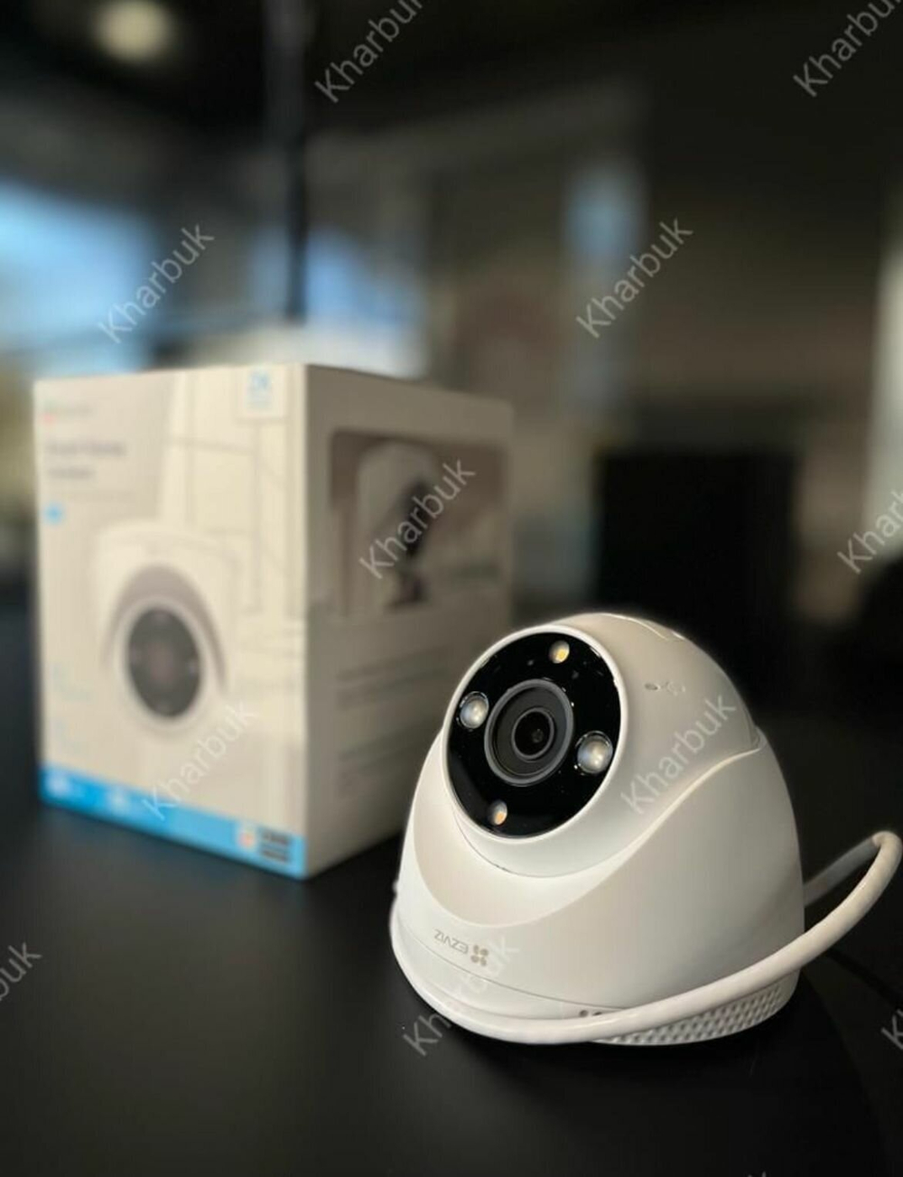3 МП купольная Wi-Fi камера EZVIZ H4 c распознаванием людей и авто