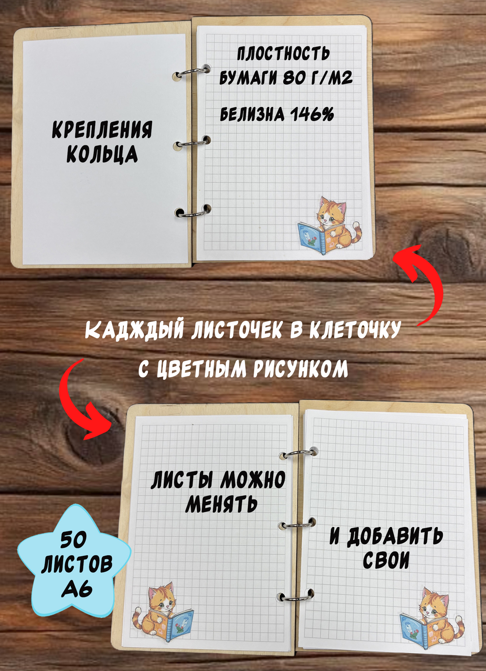 Блокнот "Кошка"