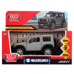 Модель ин. мет. "Suzuki Jimny" 11,5см. двер, багаж, сер, коробка JIMNY-12FIL-GY (Технопарк)