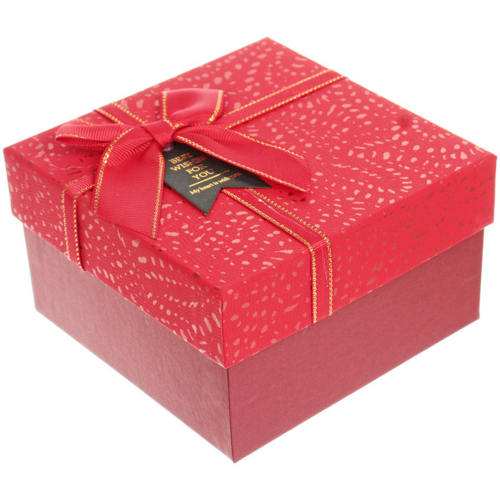 Коробка подарочная «Бантик» 13,5*13,5*8 см