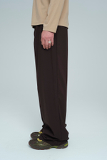 Брюки широкие | brown