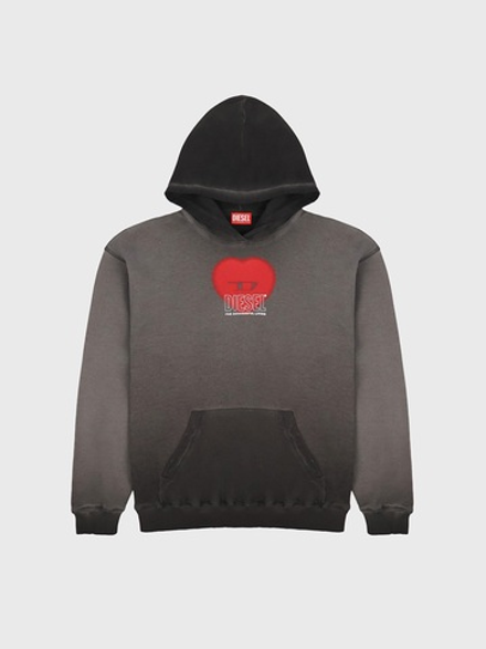Худи Diesel S-BOXT-HOOD-N10 Felpa Black