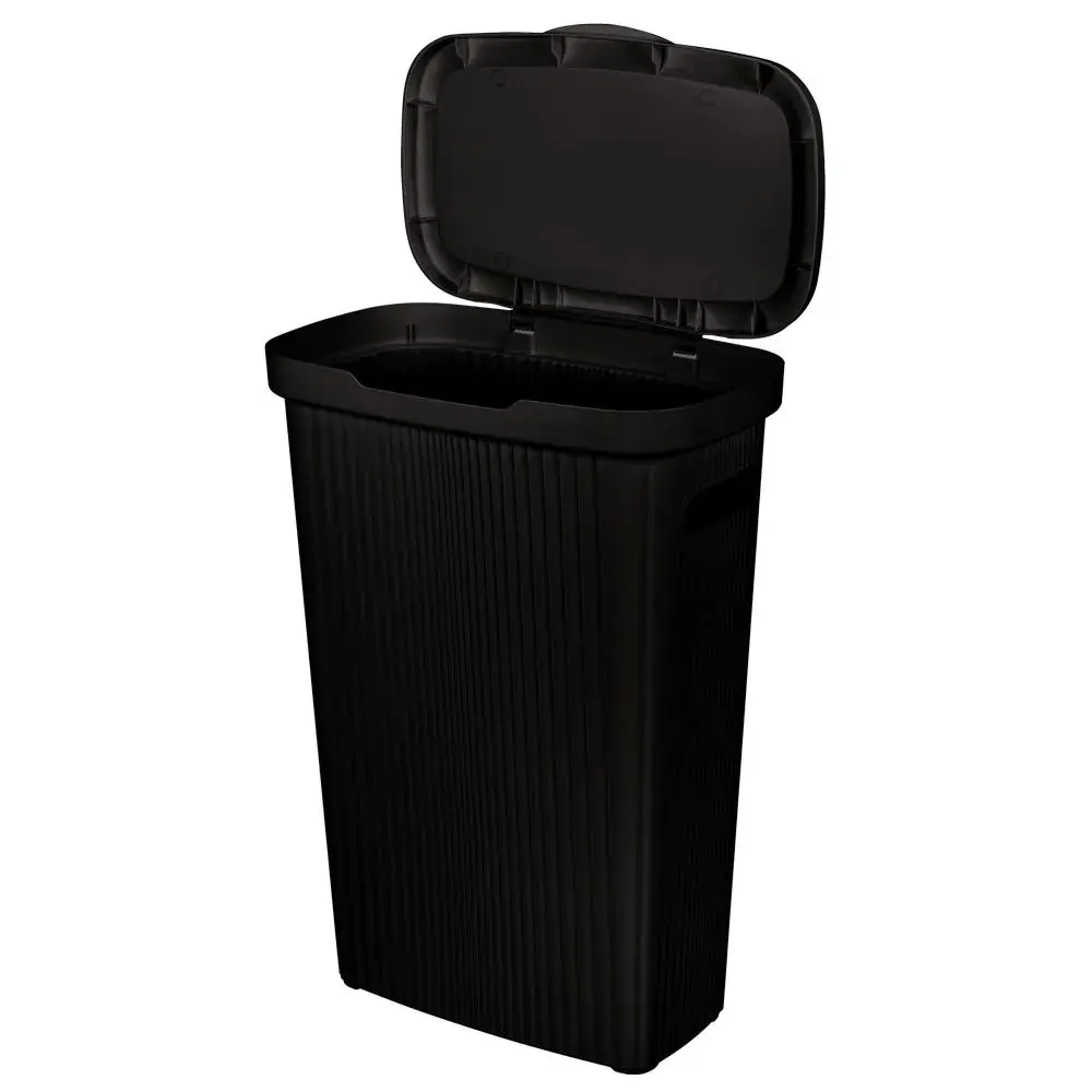 КОРЗИНА ДЛЯ БЕЛЬЯ VELVET, 450*290*630ММ, 45Л (Черный)