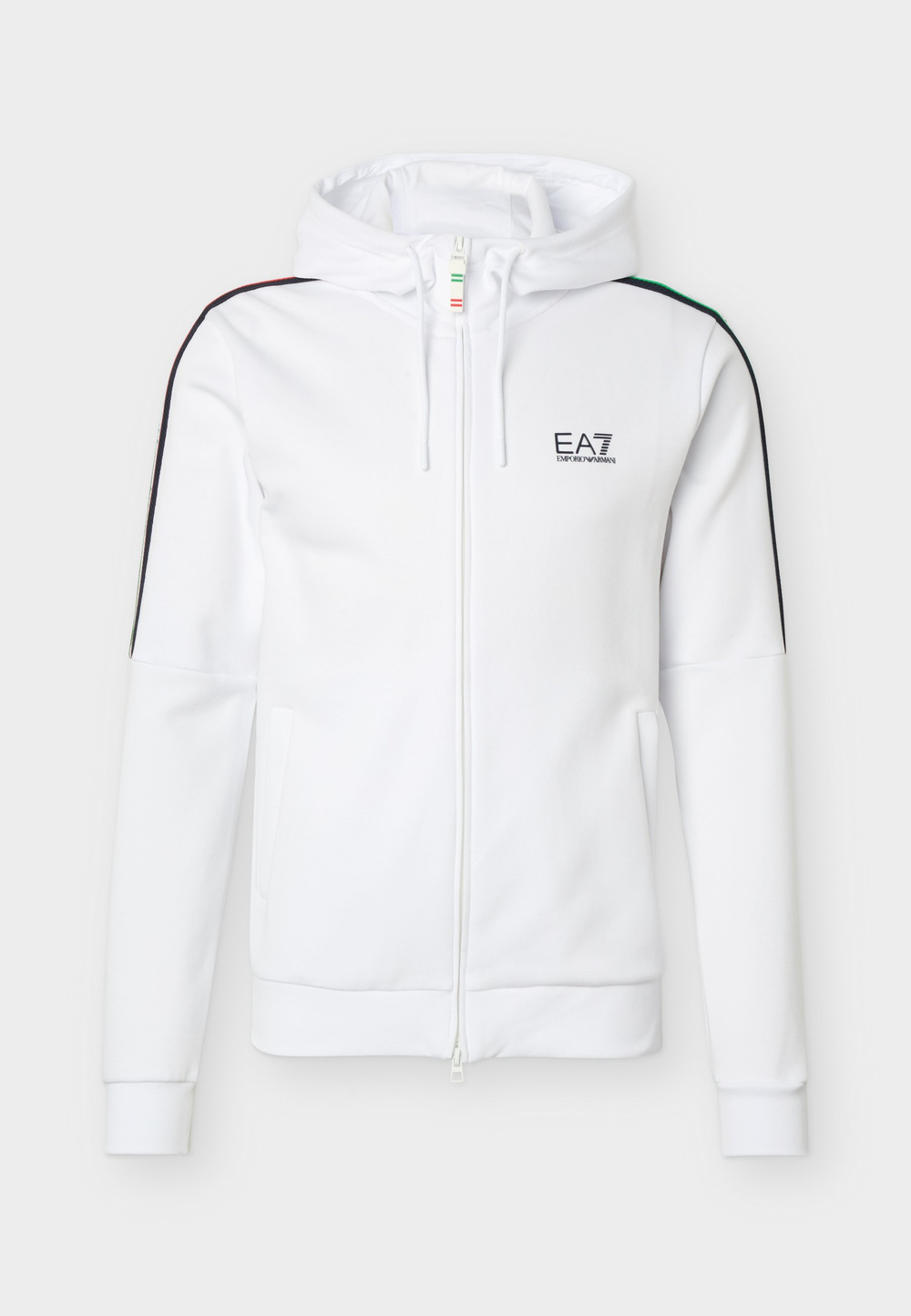 EA7 Emporio Armani ITALIAN SPIRIT  - Толстовка на молнии - Белый