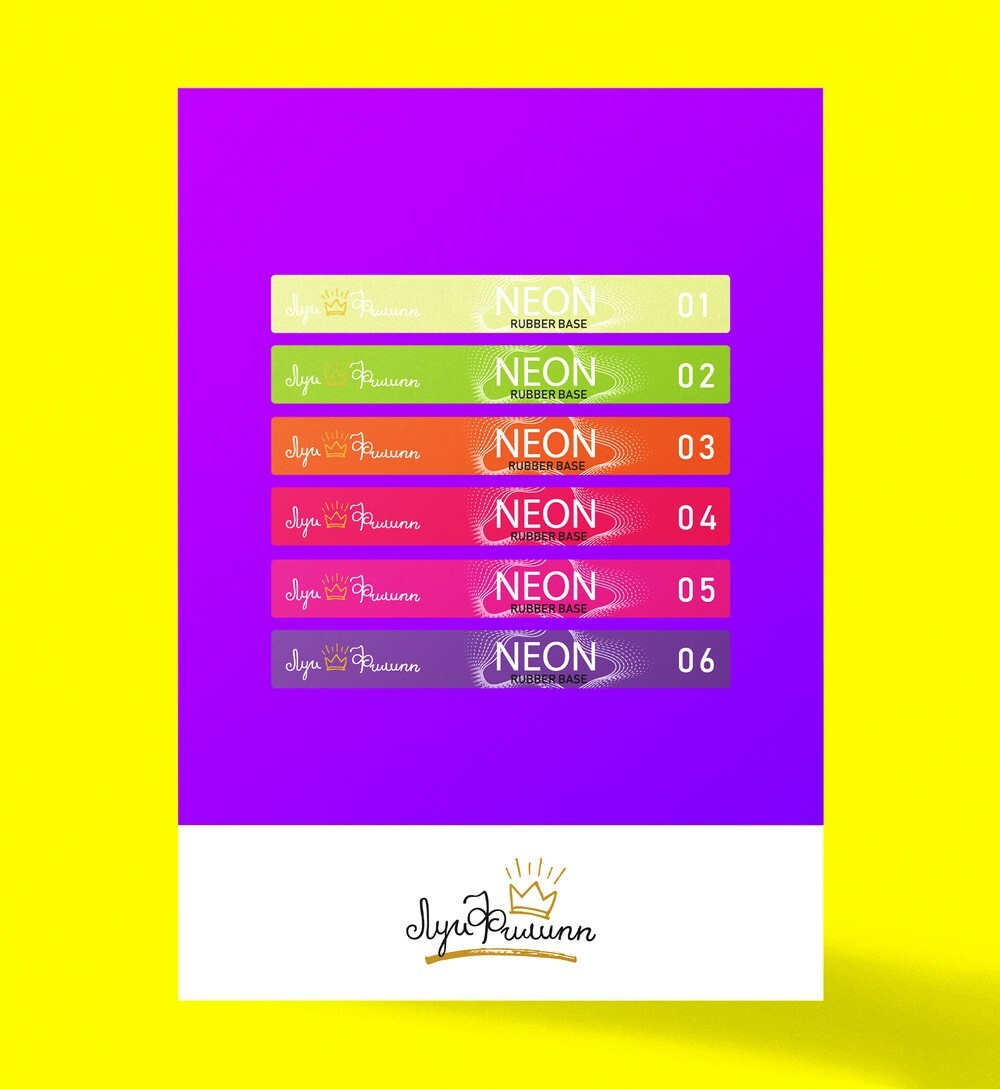 Луи Филипп Наклейки на типсы Neon Base