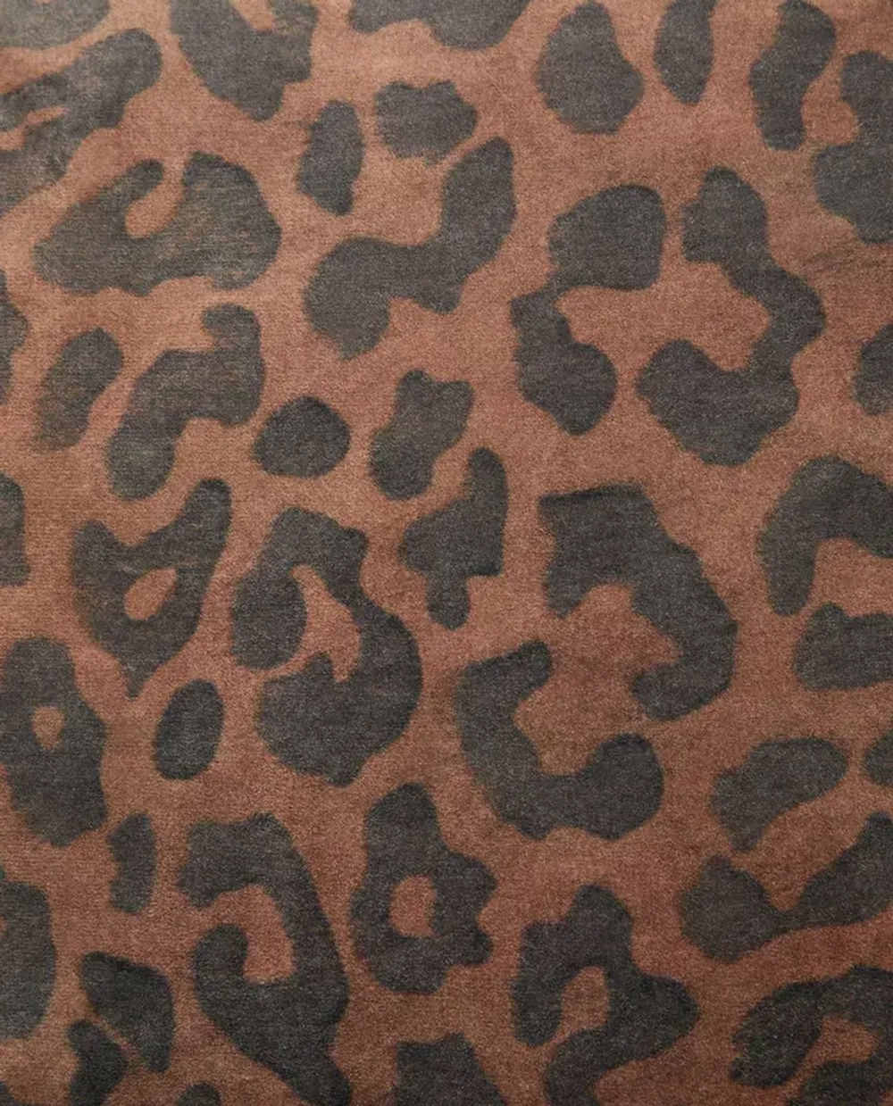 ZARA HOME НАВОЛОЧКА ДЛЯ ДЕКОРАТИВНОЙ ПОДУШКИ С ЛЕОПАРДОВЫМ ПРИНТОМ, КОРИЧНЕВЫЙ