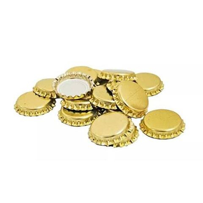 Кроненпробки золотые 100 шт.