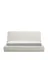 Кровать Martina со съемным чехлом из шенилла цвета экрю 180 x 200