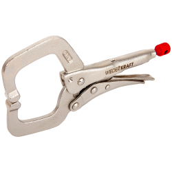 WDK-65052 Зажимные клещи  регулируемые с  фиксатором с удлиненными губками. Струбцины сварочные