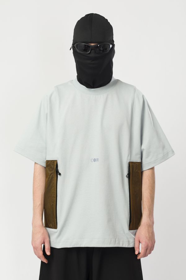 Футболка AMPC пепельная - фото 1