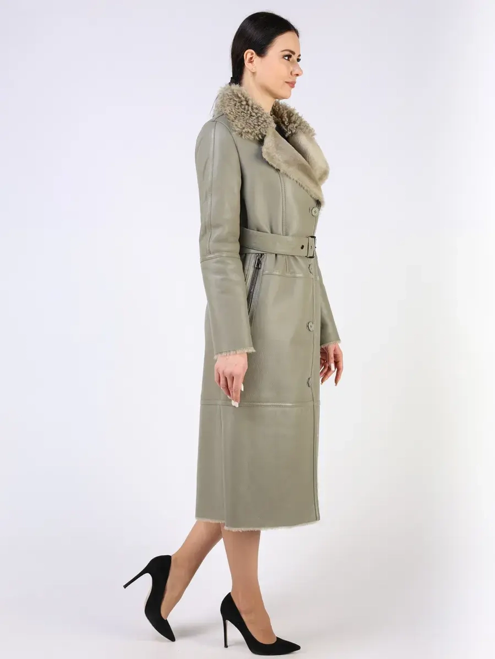 Дубленка зимняя натуральная