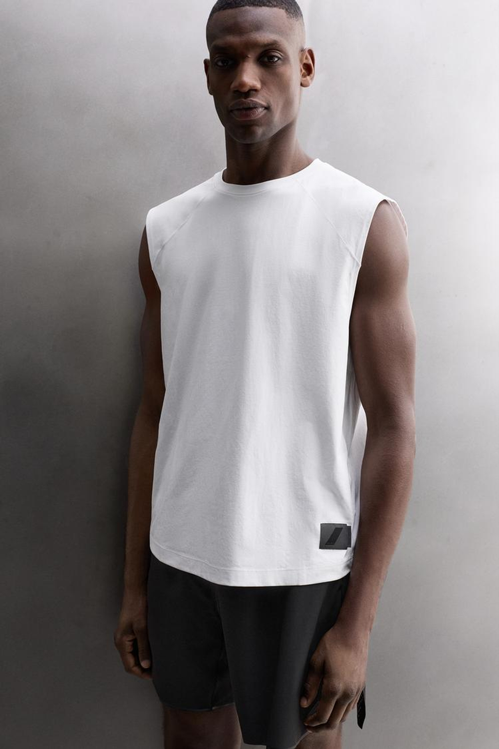 ZARA МАЙКА-БОРЦОВКА, БЕЛЫЙ