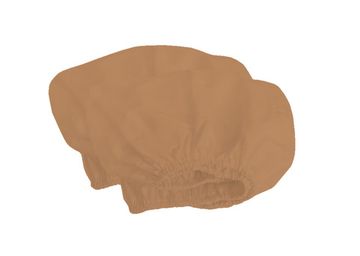 Простынь на резинке для кровати 140*200 см (мокко, сатин)