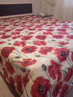 Покрывало гобеленовое Маки евро (240х200)