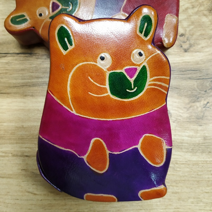 Копилка под мелочь "Хомячок" цвет фиолетовый