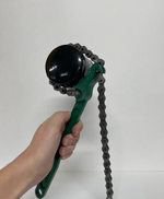 12 - 300 / Ключ для снятия масляного фильтра, 300 мм, цепной, усиленная углеродистая сталь, съемник, зеленый, YX12, TG (1 шт.)