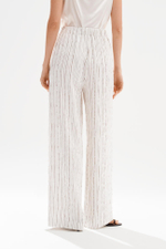 31268 Брюки женские (жемчужный полоска)