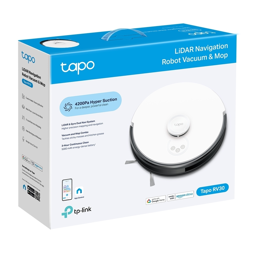 Робот-пылесос TP-Link Tapo RV30