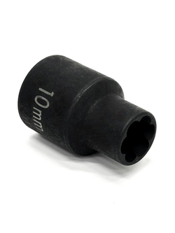 CS-12.25.10 короткая торцевая спиральная головка на 1/2", 10 мм