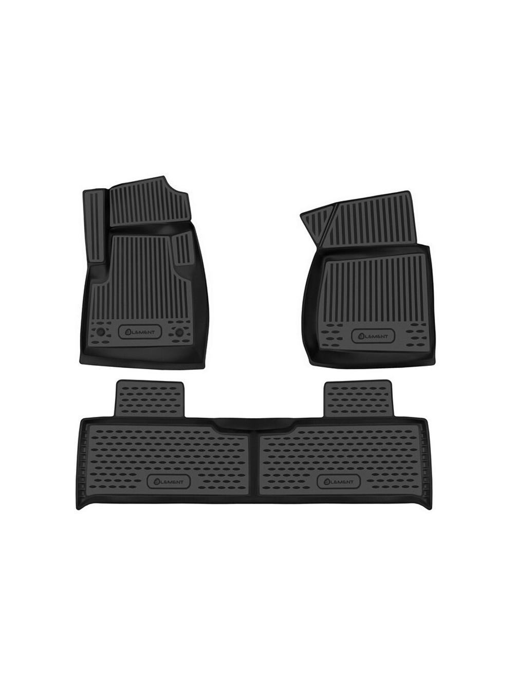 Коврики в салон для УАЗ Patriot 3163, 2014-, 3шт. (полиуретан) ELEMENT3DA39784210K