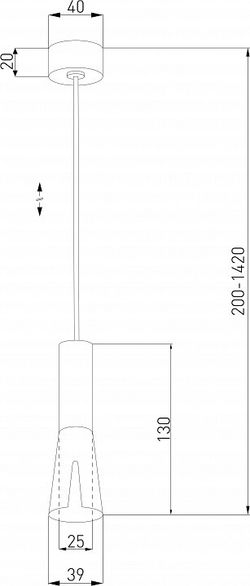 Подвесной светильник Elektrostandard Pino a067972