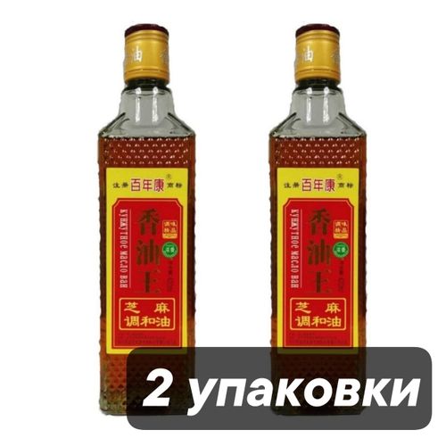 Масло растительно-кунжутное Ван Bainiankang 420 мл, 2 шт