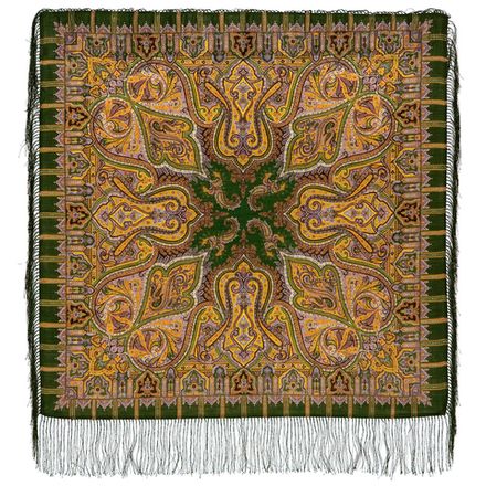 Павловопосадский платок Шафран 1155-10