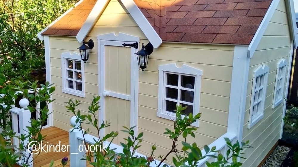 заказать детский деревянный домик