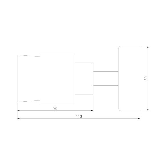 20125/1 LED / настенный светильник / серебро