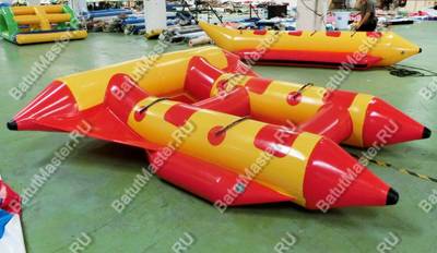 Двойной водный банан, "Красный" мест для посадки 4, без усиления