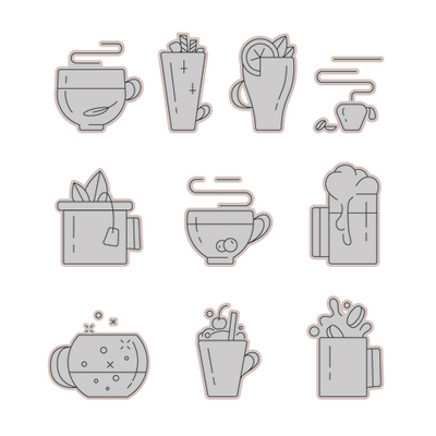 Набор для рисования и резки. Кружки