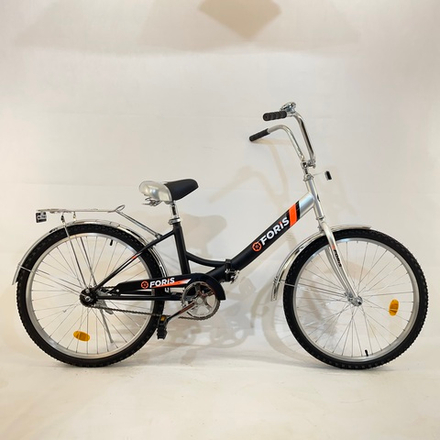 Велосипед городской Foris 20" скл. рама Черный