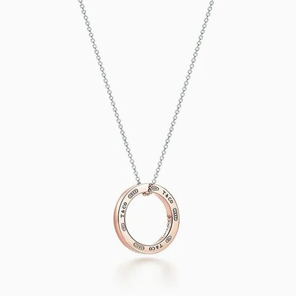 Подвеска из Rubedo на цепочке из серебра 925,. Tiffany 💠Limited edition. В наличии