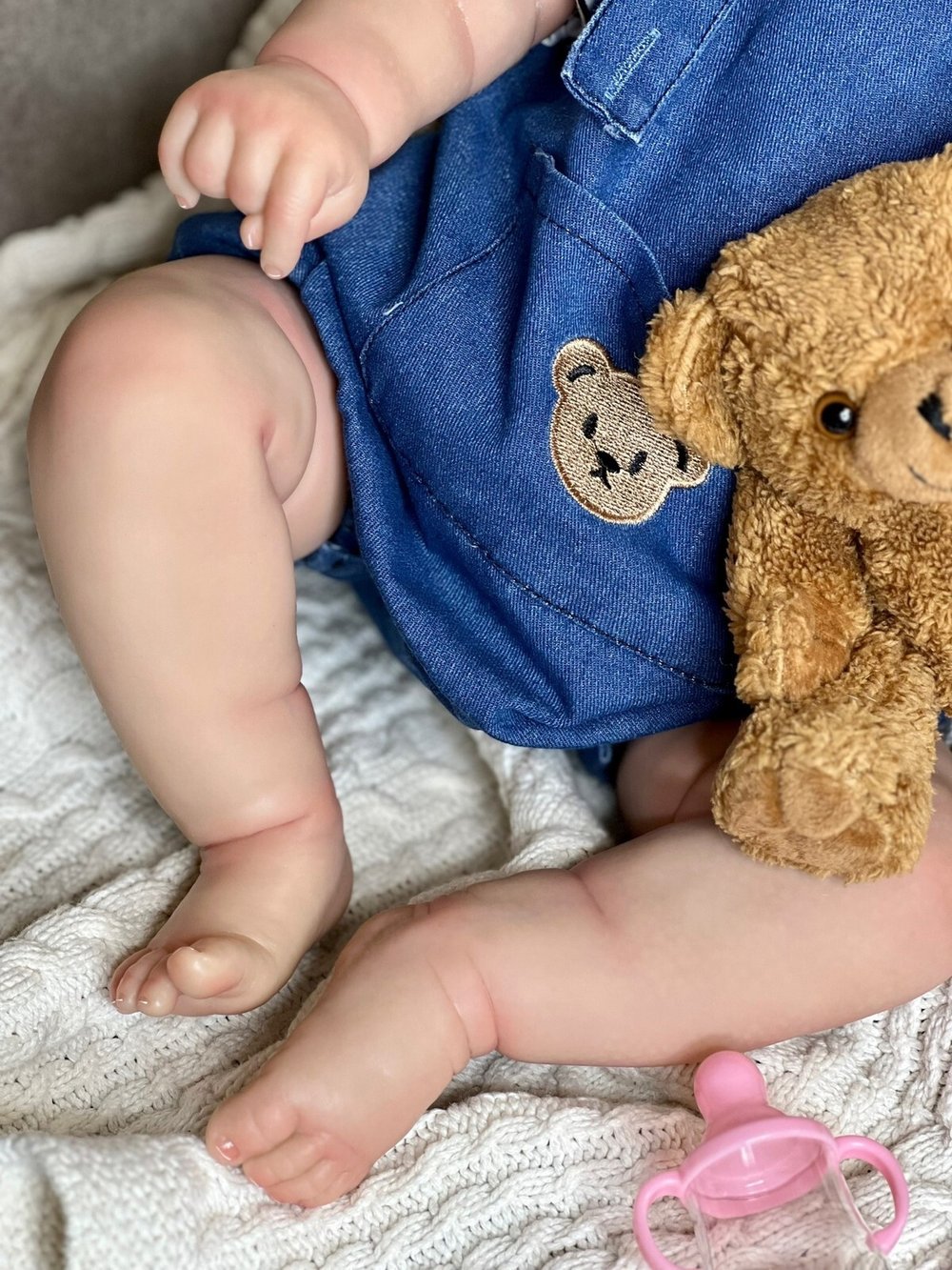 Кукла Реборн мягконабивная 60см в пакете (FA-161A)