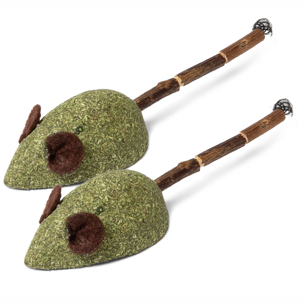 Игрушка для кошек из мататаби "мышки", 40/100мм, серия natural, triol