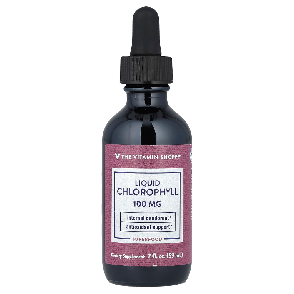 The Vitamin Shoppe, Жидкий хлорофилл, 59 мл (2 жидк. Унции)