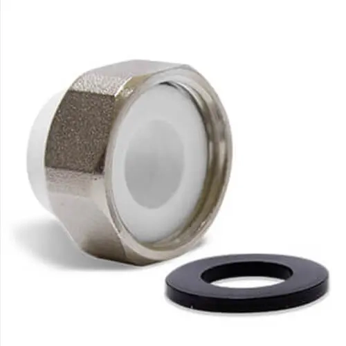 Муфта РР разб. 25*1/2" вн. серый (Tebo)