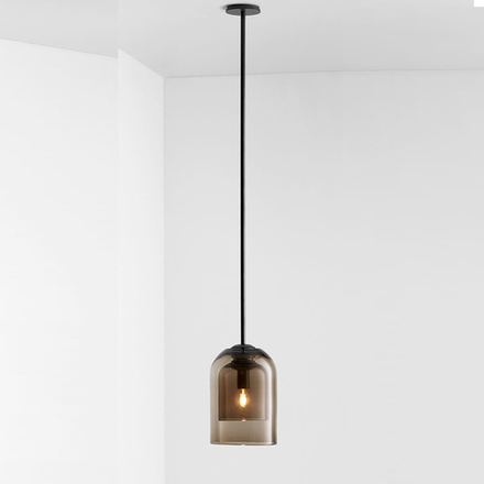 Ceiling design lamp Lumi by Articolo Lighting (Brown)