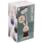 Настольная лампа «Sweet - rabbit» LED 6,2*6,5*29,5 см, USB 1.5w 3.7v, Голубой