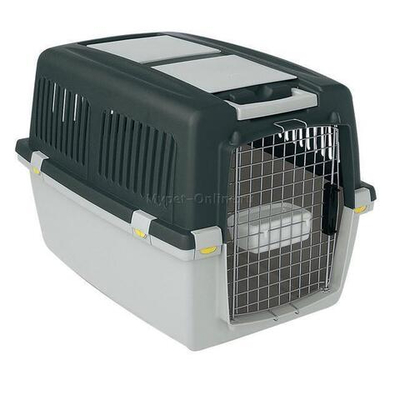 Транспортный бокс Gulliver 4, S–M: 52 x 51 x 72 см, светло-серый/тёмно-серый, до 18 кг, Trixie