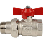 Кран шаровой ITAP IDEAL 3/4" с американкой (бабочка)