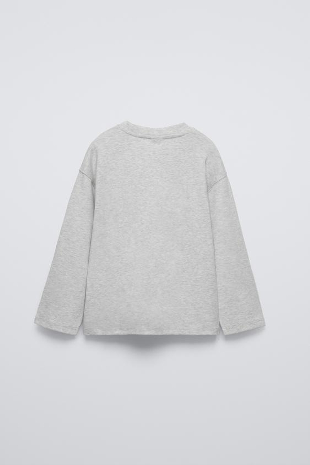 ZARA ФУТБОЛКА С НАДПИСЬЮ, СЕРЫЙ