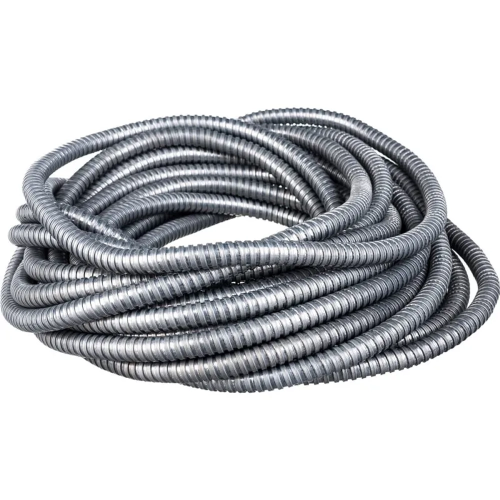 Металлорукав 10 мм РЗ-ЦХ-10 с протяжкой, 10м